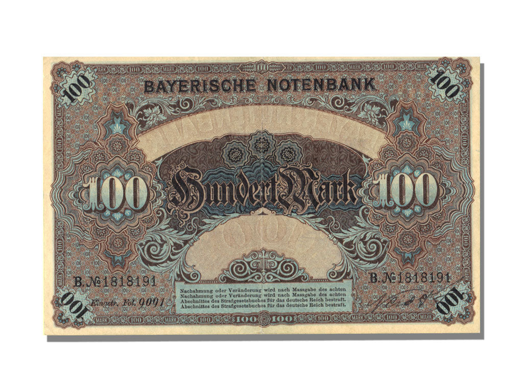 German States, 100 Mark, 1900, UNC(63)