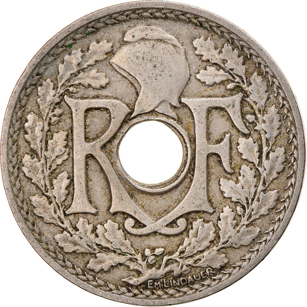 Coin, France, Lindauer, 25 Centimes, 1917, VF(30-35), Copper-nickel, KM:867a