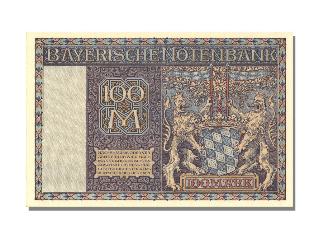 Stati tedeschi, 100 Mark, 1922, FDS