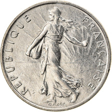 Coin, France, Semeuse, 1/2 Franc, 2000, Paris, AU(55-58), Nickel, KM:931.2