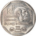 Coin, France, René Cassin, 2 Francs, 1998, AU(50-53), Nickel, KM:1213