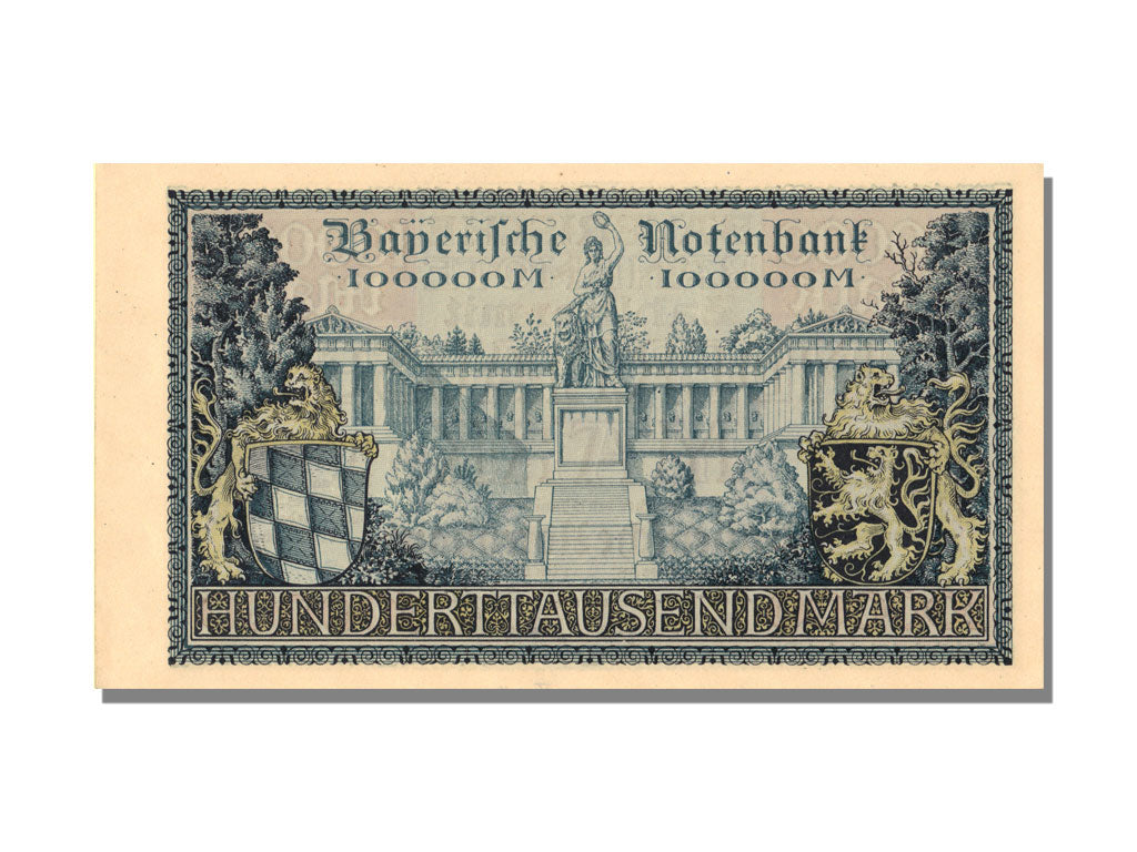 German States, 100000 Mark, 1923, UNC(65-70)