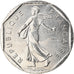 Moeda, França, Semeuse, 2 Francs, 2000, MS(60-62), Níquel, KM:942.1