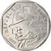 Moneta, Francja, Jean Moulin, 2 Francs, 1993, AU(50-53), Nikiel, KM:1062