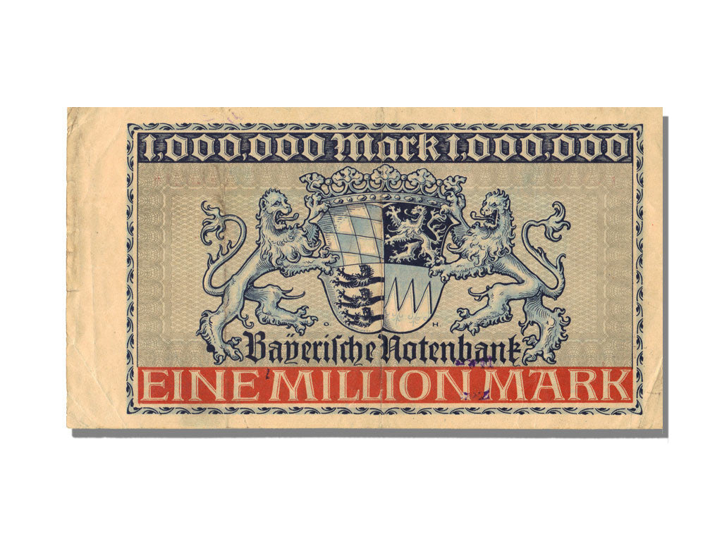 Billete, 1 Million Mark, 1923, Estados alemanes, MBC+