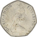 Coin, Great Britain, Elizabeth II, 50 New Pence, 1970, VF(30-35), Copper-nickel