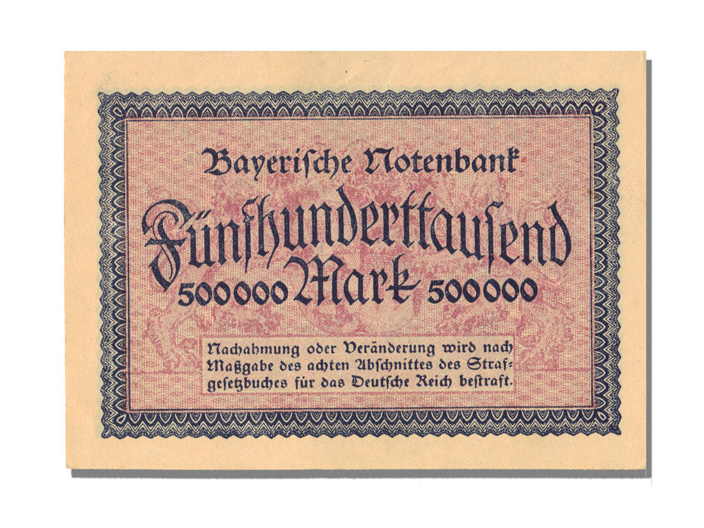 German States, 500000 Mark, 1923, UNC(65-70)