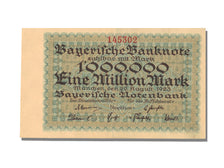 German States, 1 Million Mark, 1923, UNC(65-70)