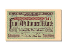 German States, 5 Millions Mark, 1923, UNC(63)