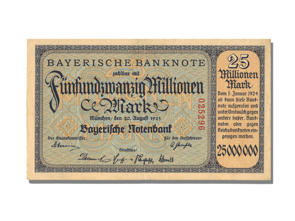 25 Million Mark Type 1923