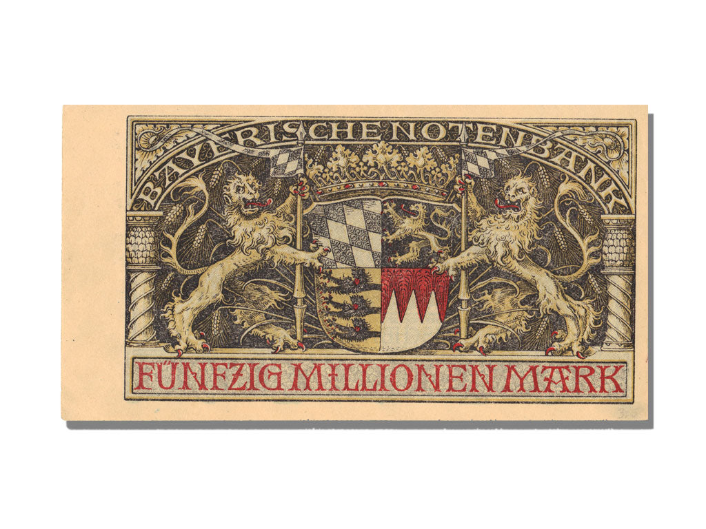 German States, 50 Millions Mark, 1923, UNC(65-70)