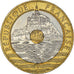 Coin, France, Mont Saint Michel, 20 Francs, 1992, EF(40-45), Tri-Metallic