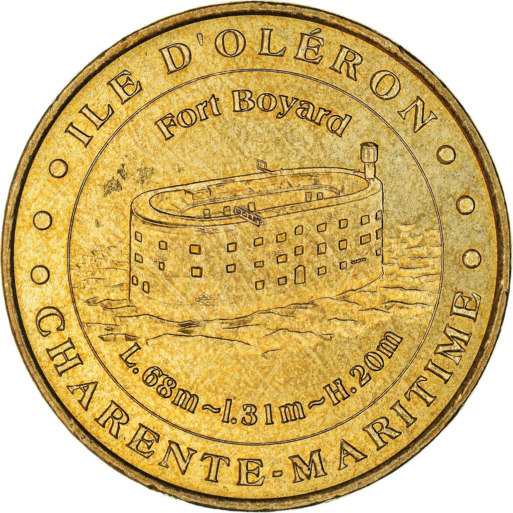 Francia, Token, Touristic token, Saint-Denis d'Oléron - Fort Boyard n°1, 2001