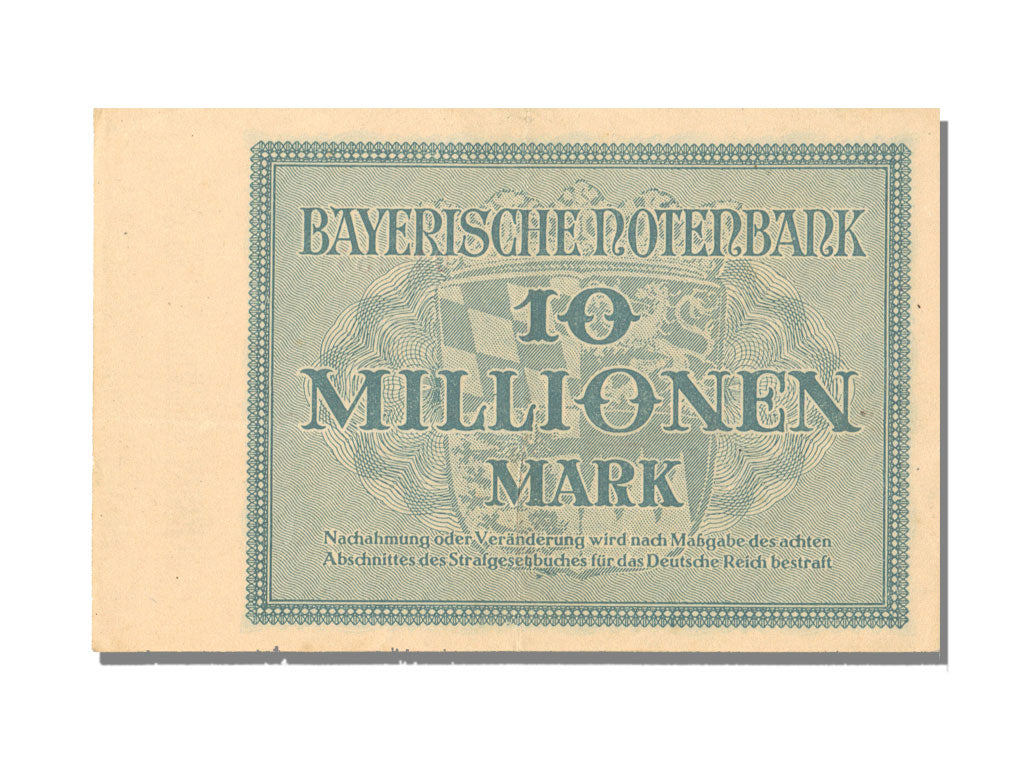 German States, 10 Million Mark, 1923, UNC(65-70)