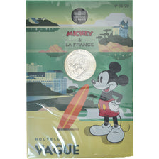 France, Monnaie de Paris, 10 Euro, Mickey (Biarritz), 2018, Paris, FDC, Argent