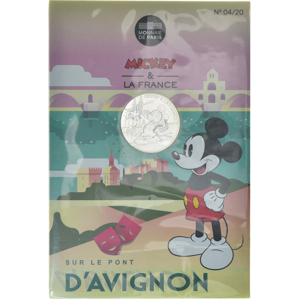 France, Monnaie de Paris, 10 Euro, Mickey (Avignon), 2018, Paris, MS(65-70)