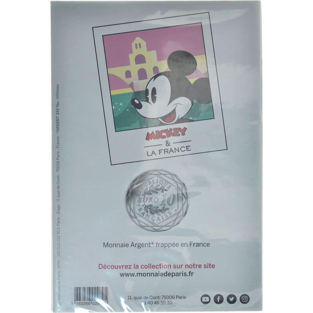 France, Monnaie de Paris, 10 Euro, Mickey (Avignon), 2018, Paris, MS(65-70)