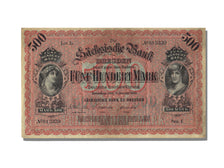 Billete, 500 Mark, 1911, Estados alemanes, MBC