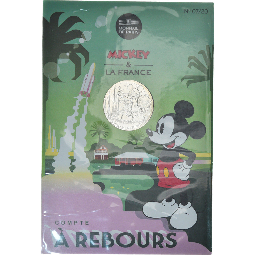 Francia, Monnaie de Paris, 10 Euro, Mickey (Guyane), 2018, Paris, FDC, Argento