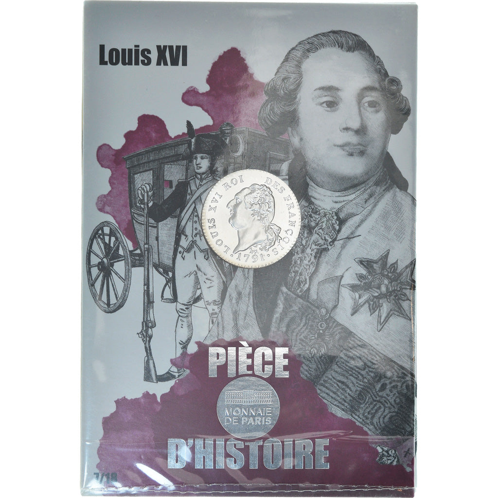 Francia, Monnaie de Paris, 10 Euro, Louis XVI, 2019, FDC, Argento