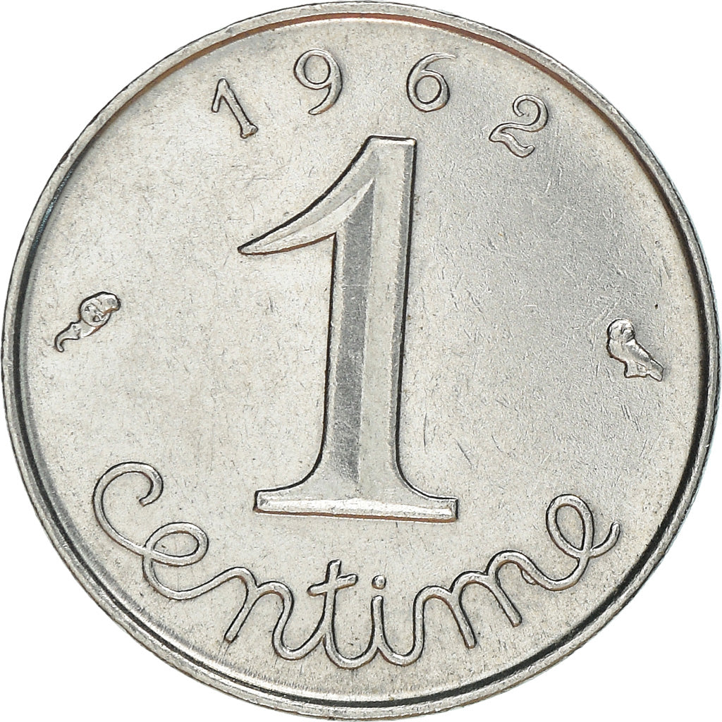 Münze, Frankreich, Épi, Centime, 1962, Paris, VZ, Stainless Steel, KM:928