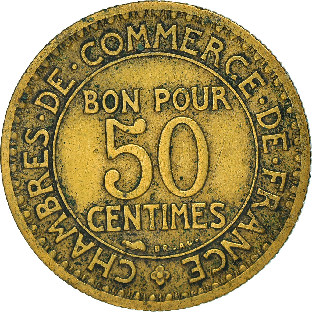 Coin, France, Chambre de commerce, 50 Centimes, 1929, Paris, VF(30-35)
