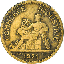 Coin, France, Chambre de commerce, 50 Centimes, 1921, VF(20-25)