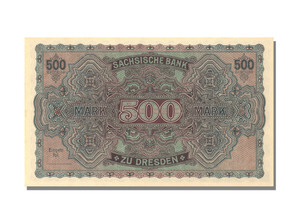 German States, 500 Mark, 1922, KM #S954b, 1922-07-01, UNC(65-70)