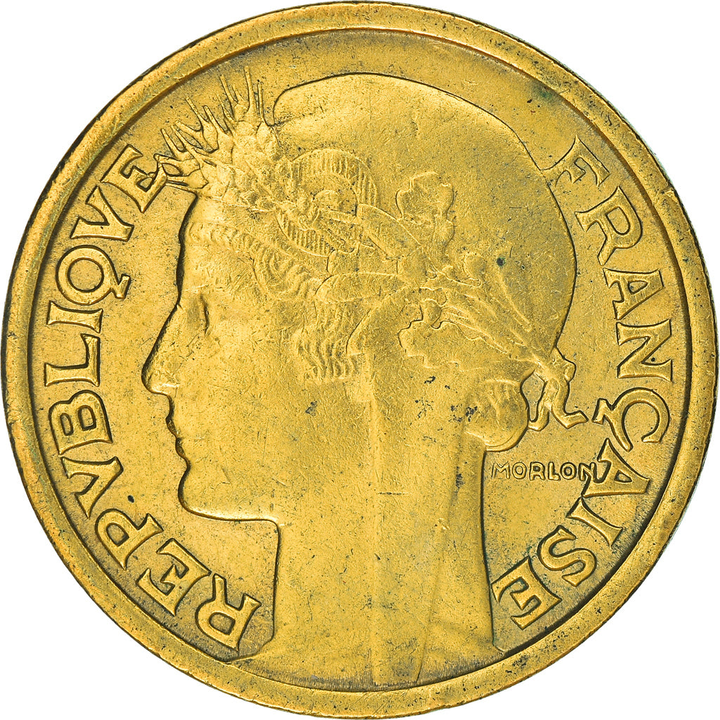 Munten, Frankrijk, Morlon, 2 Francs, 1941, Paris, FR, Aluminum-Bronze, KM:886
