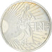 France, 10 Euro, 2009, BU, MS(63), Silver, Gadoury:EU337, KM:1580