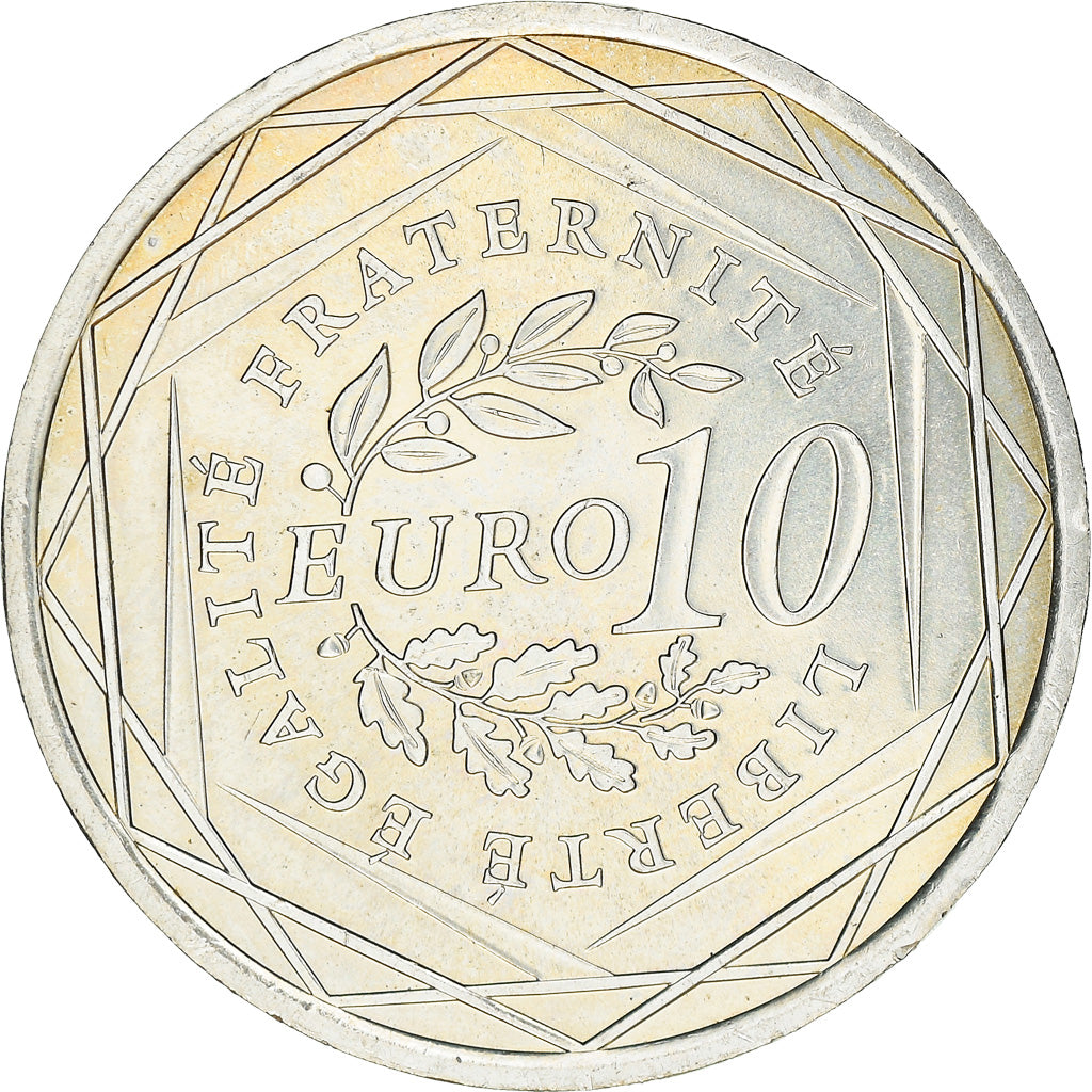 France, 10 Euro, 2009, BU, MS(63), Silver, Gadoury:EU337, KM:1580