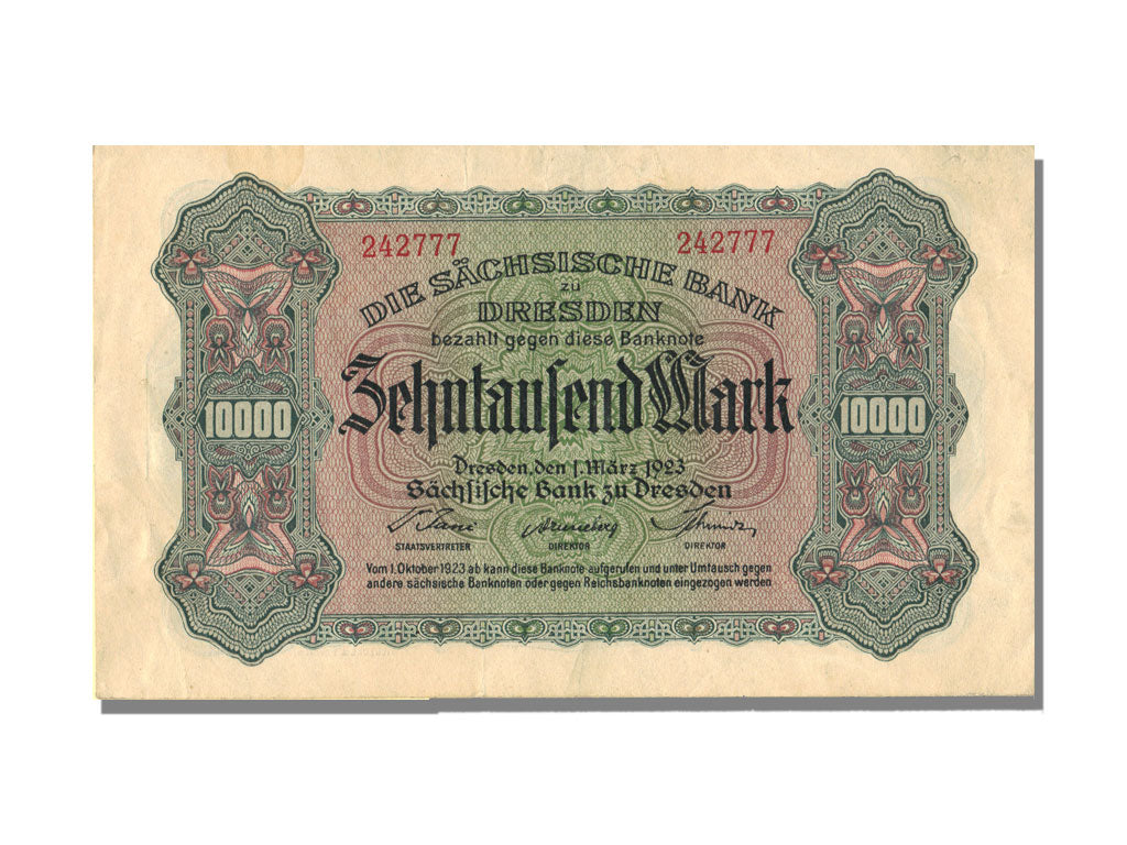 German States, 10000 Mark, 1923, UNC(63)