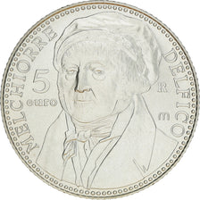 San Marino, 5 Euro, Melchiorre Delfico, 2006, MS(65-70), Silver