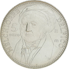 San Marino, 5 Euro, Melchiorre Delfico, 2006, MS(65-70), Silver