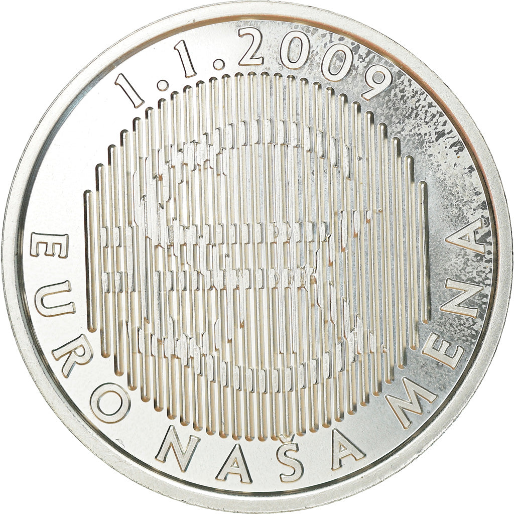 Slovaquie, Jeton, Euro Naša Mena, 2009, FDC, Argent