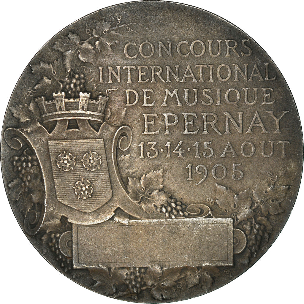 Frankreich, Medaille, Concours International de Musique d'Epernay, 1905