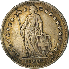 Münze, Schweiz, 2 Francs, 1943, Bern, S+, Silber, KM:21