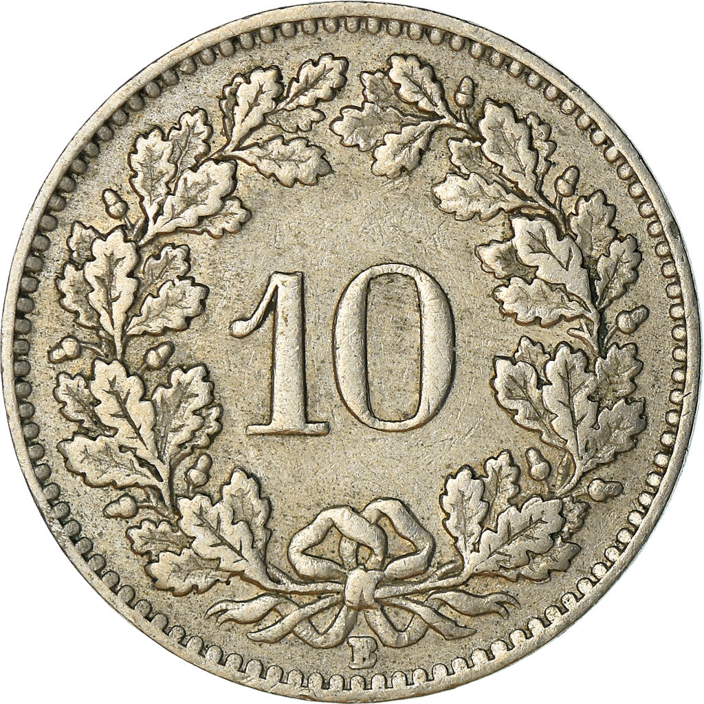 Coin, Switzerland, 10 Rappen, 1946, Bern, VF(30-35), Copper-nickel, KM:27