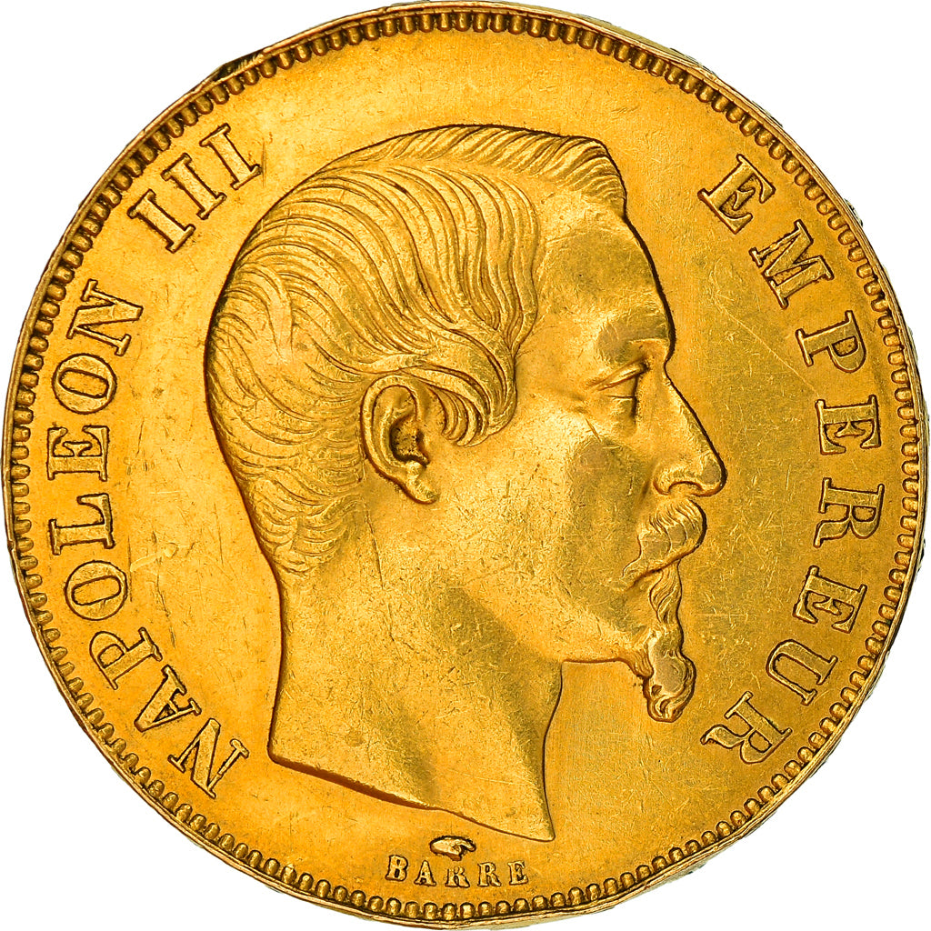 Münze, Frankreich, Napoleon III, 50 Francs, 1857, Paris, SS, Gold, KM:785.1