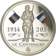 France, Medal, Centenaire de la Première Guerre Mondiale, MS(65-70)