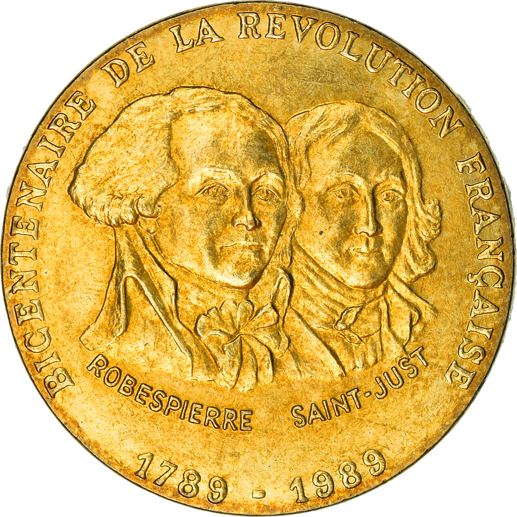 France, Medal, Bicentenaire de la Révolution Française - Robespierre et