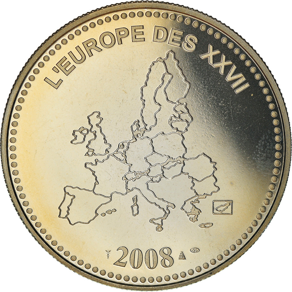 France, Medal, Présidence Française Union Européenne, 2008, MS(65-70)