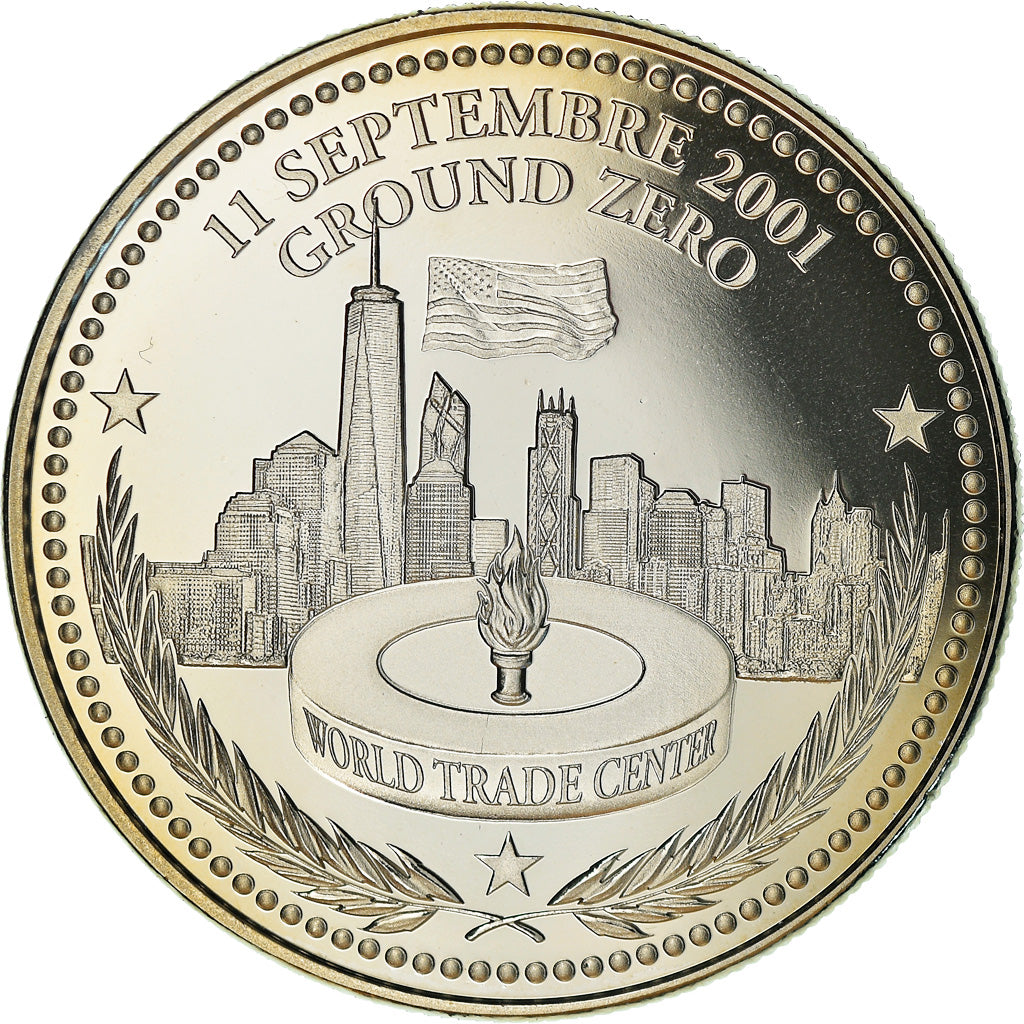 France, Médaille, World Trade Center, 11 Septembre 2001, Ground Zéro, FDC