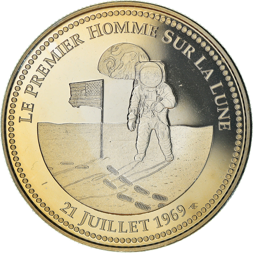 France, Medal, Apollo 11, Le Premier Homme sur la Lune, Sciences & Technologies