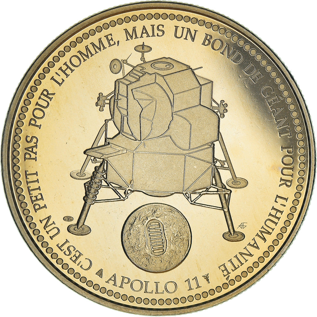 France, Medal, Apollo 11, Le Premier Homme sur la Lune, Sciences & Technologies