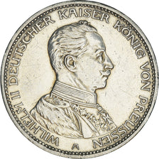 Coin, German States, PRUSSIA, Wilhelm II, 3 Mark, 1914, Berlin, AU(50-53)