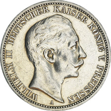 Moneta, Stati tedeschi, PRUSSIA, Wilhelm II, 3 Mark, 1912, Berlin, BB+, Argento