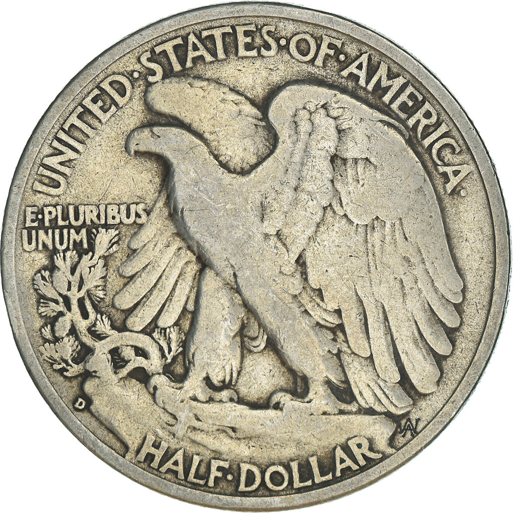 Coin, United States, Walking Liberty Half Dollar, Half Dollar, 1941, U.S. Mint