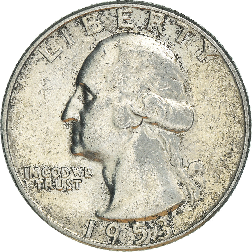 Moneta, Stati Uniti, Washington Quarter, Quarter, 1953, U.S. Mint, Philadelphia
