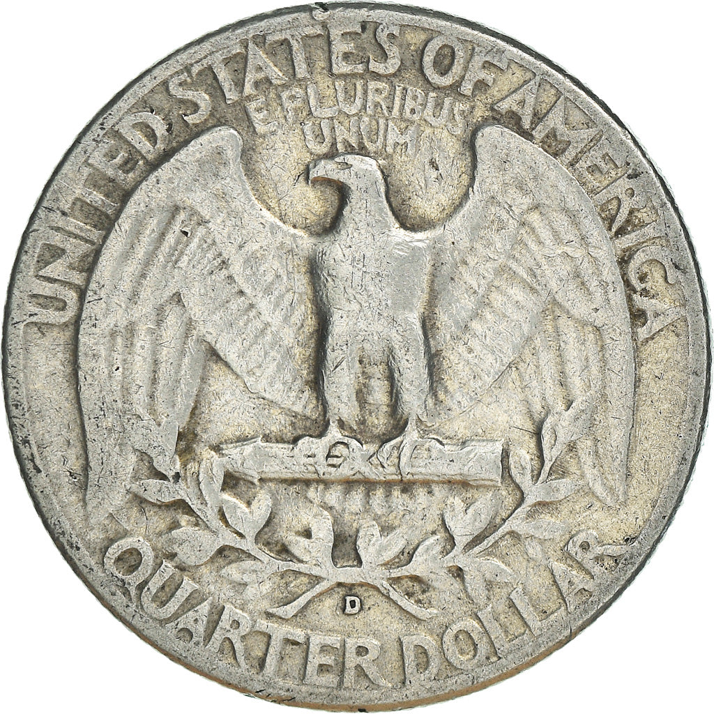 Monnaie, États-Unis, Washington Quarter, Quarter, 1952, U.S. Mint, Denver, TB+